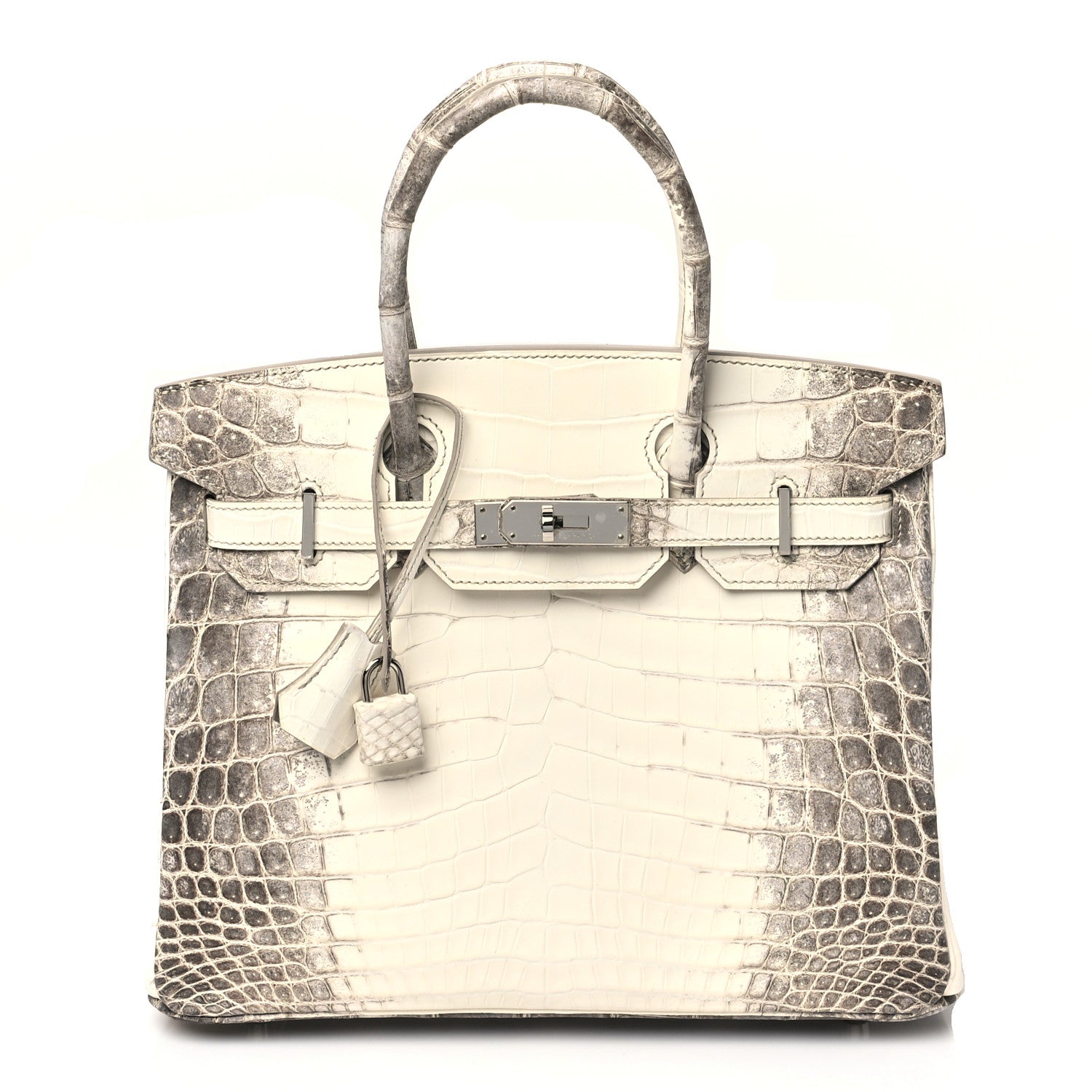 Hermes Matte Niloticus Crocodile Himalaya Birkin 30 Blanc 1 of 11