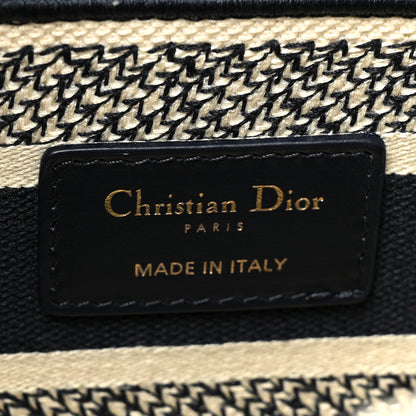 Christian Dior Canvas Embroidered Medium Plan de Paris Lady D-Lite Beige Black 6 of 9