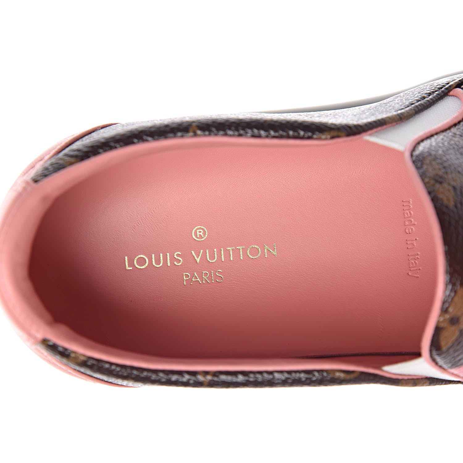 Louis Vuitton Monogram Frontrow Slip On Sneakers 40 Rouge 8 of 11