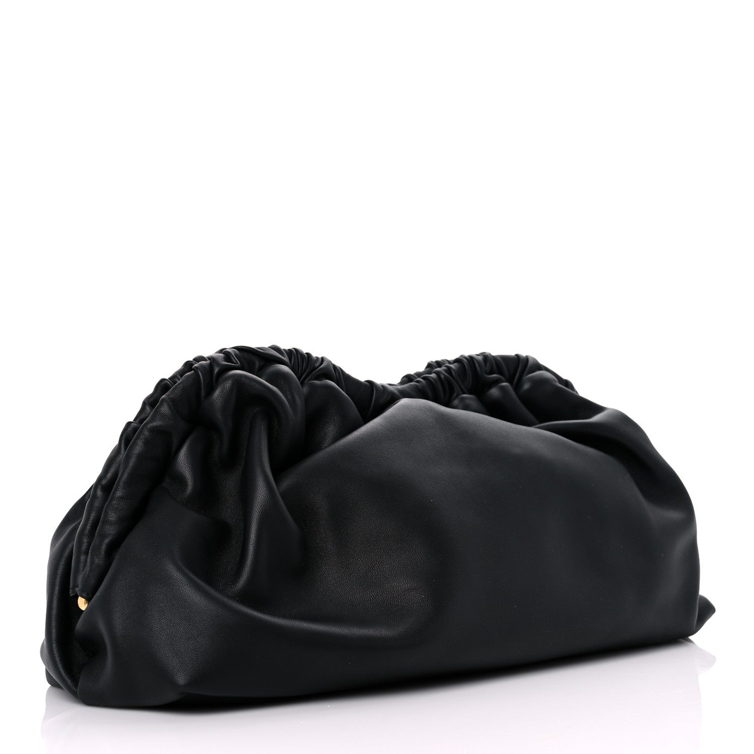 Mansur Gavriel Lambskin Cloud Clutch Black Flamma 4 of 12