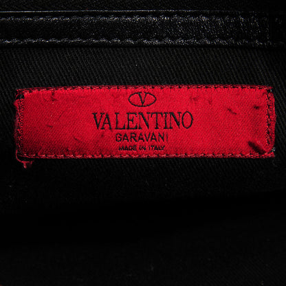 Valentino Garavani Vitello Rockstud Double Handle Tote Black 6 of 10