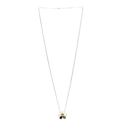 Van Cleef & Arpels 18K Yellow Gold Diamond Very Large Frivole Clip Pendant Necklace 3 of 9