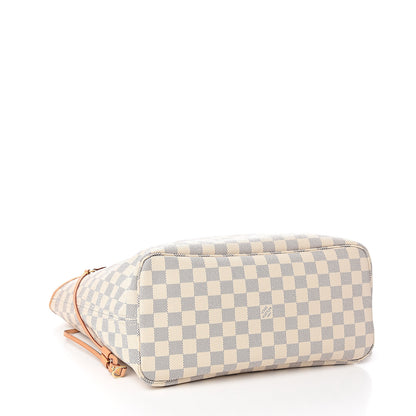 Louis Vuitton Damier Azur Neo Neverfull MM Rose Ballerine 3 of 10