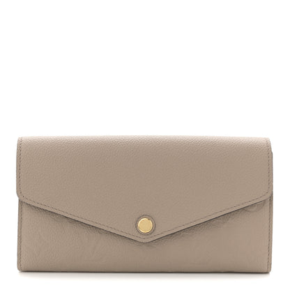 Louis Vuitton Empreinte Sarah Wallet NM Tourterelle 1 of 6