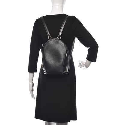 Louis Vuitton Epi Mabillon Backpack Black 2 of 19