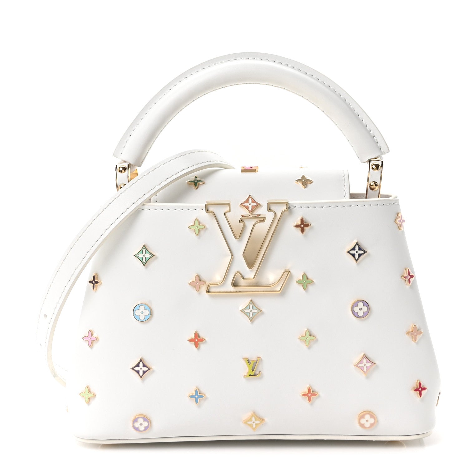 Louis Vuitton LV X TM Cowhide Mini Capucines Multicolor 1 of 9