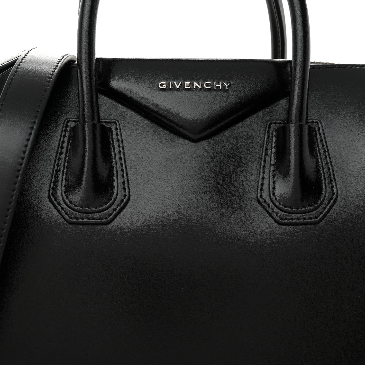 Givenchy Shiny Lord Calfskin Small Antigona Black 8 of 10