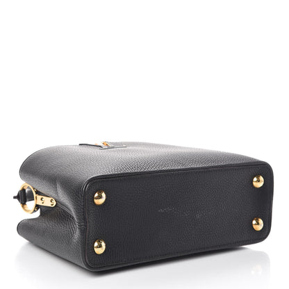 Louis Vuitton Taurillon Capucines BB Black 5 of 13
