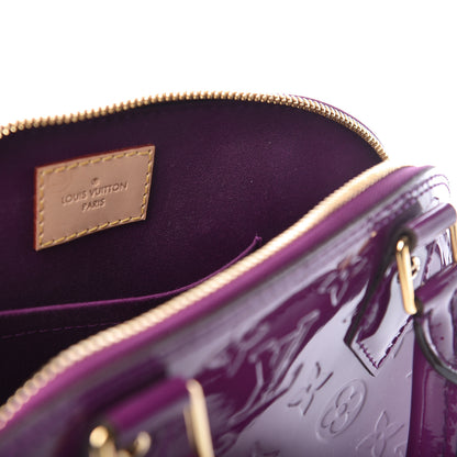 Louis Vuitton Vernis Alma BB Amethyste 8 of 14