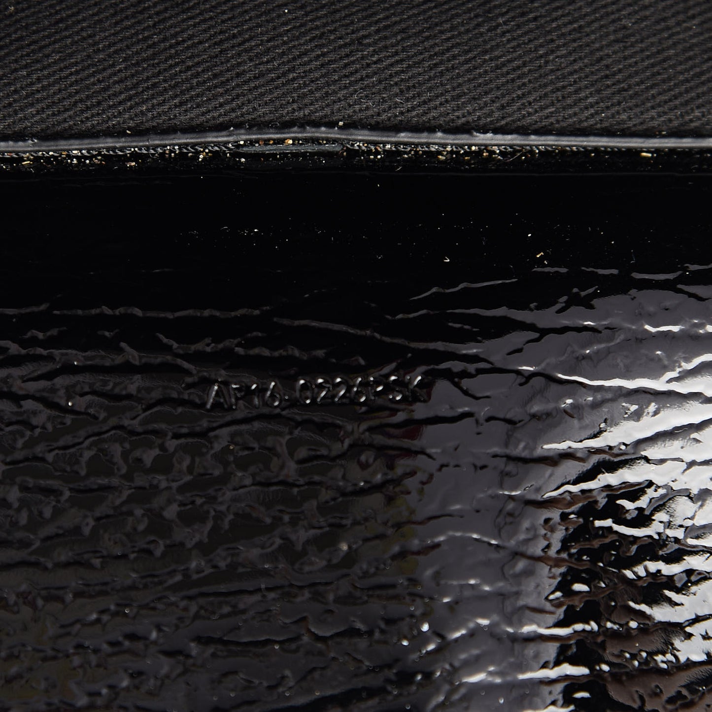 3.1 Textured Patent Mini Pashli Satchel Black
