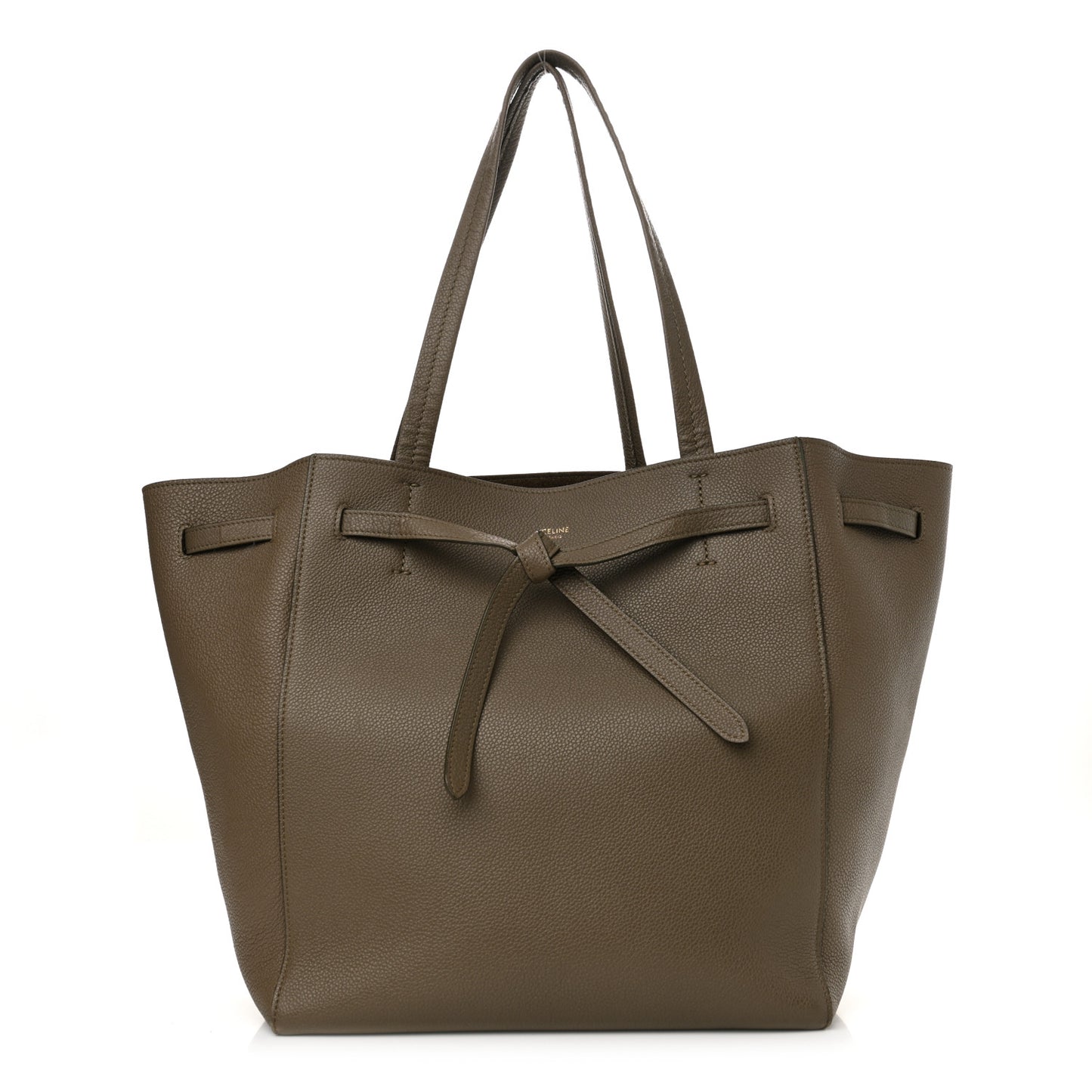 Soft Grained Calfskin Small Belt Cabas Phantom  Taupe