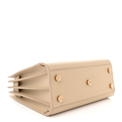 Saint Laurent Grained Calfskin Nano Sac De Jour Sea Salt 4 of 11