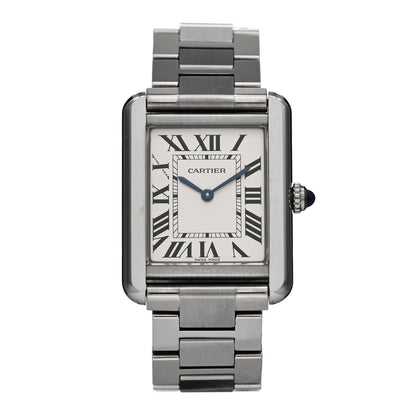 Cartier Stainless Steel 24mm Tank Solo Quartz Watch 1 of 5