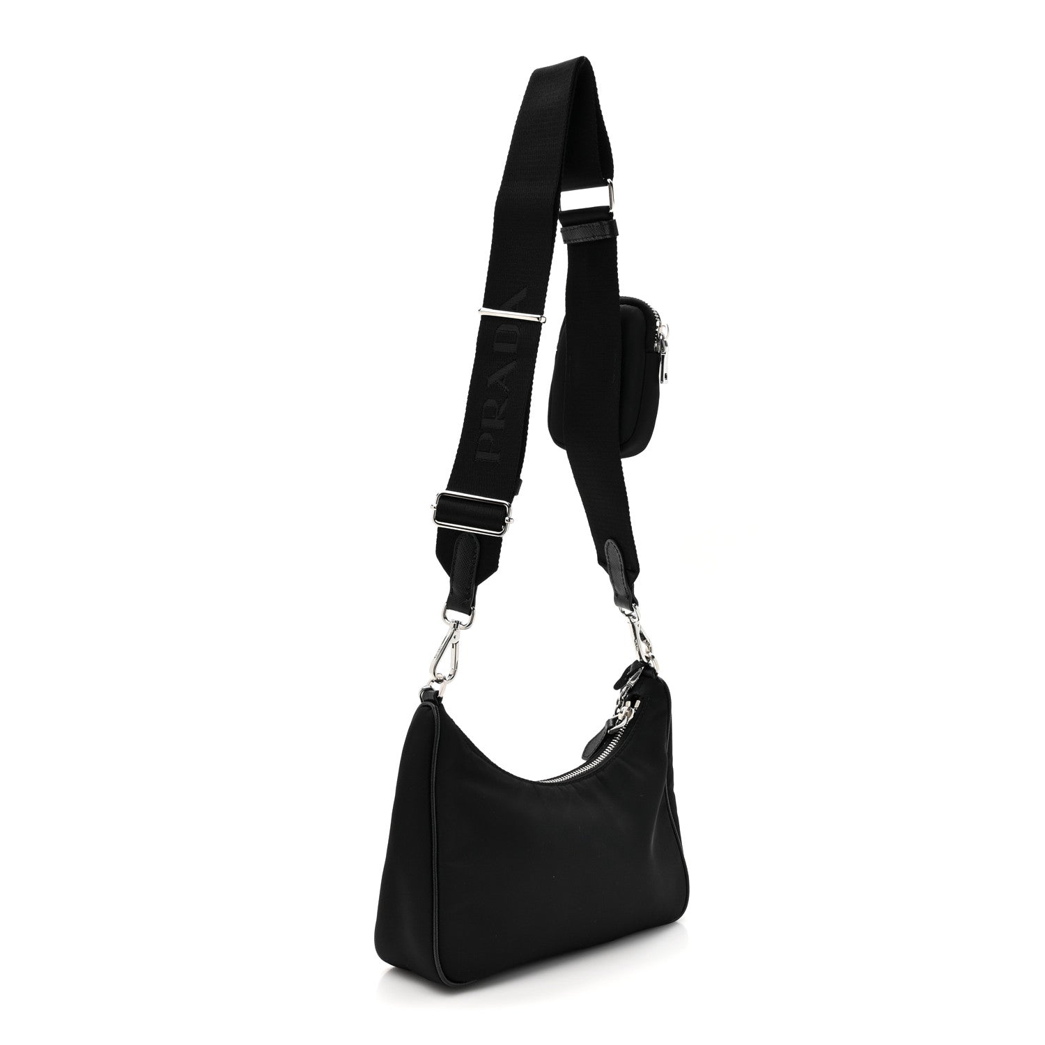Prada Nylon Re-Edition 2005 Shoulder Bag Black 3 of 9