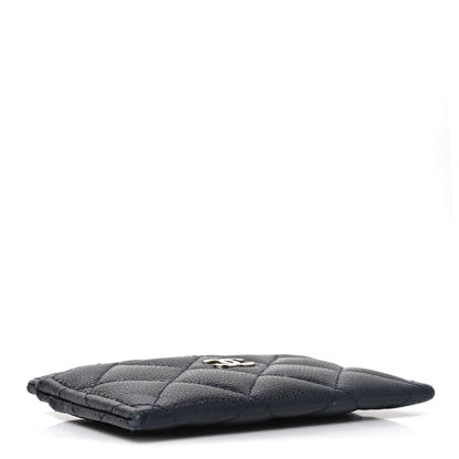 Chanel Caviar Quilted Card Holder Navy 4 of 9
