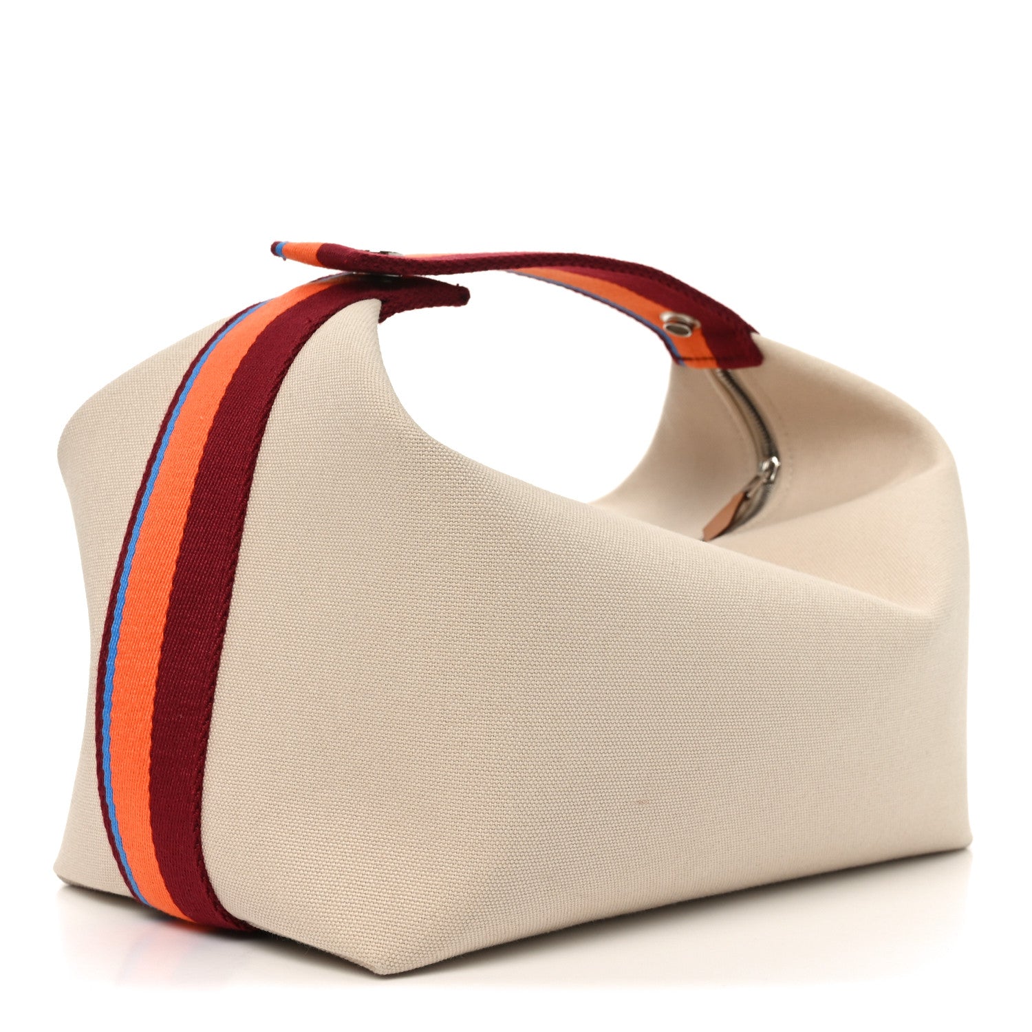 Hermes Canvas Large Bride-A-Brac Pavillon Pouch Natural Multicolor 3 of 9