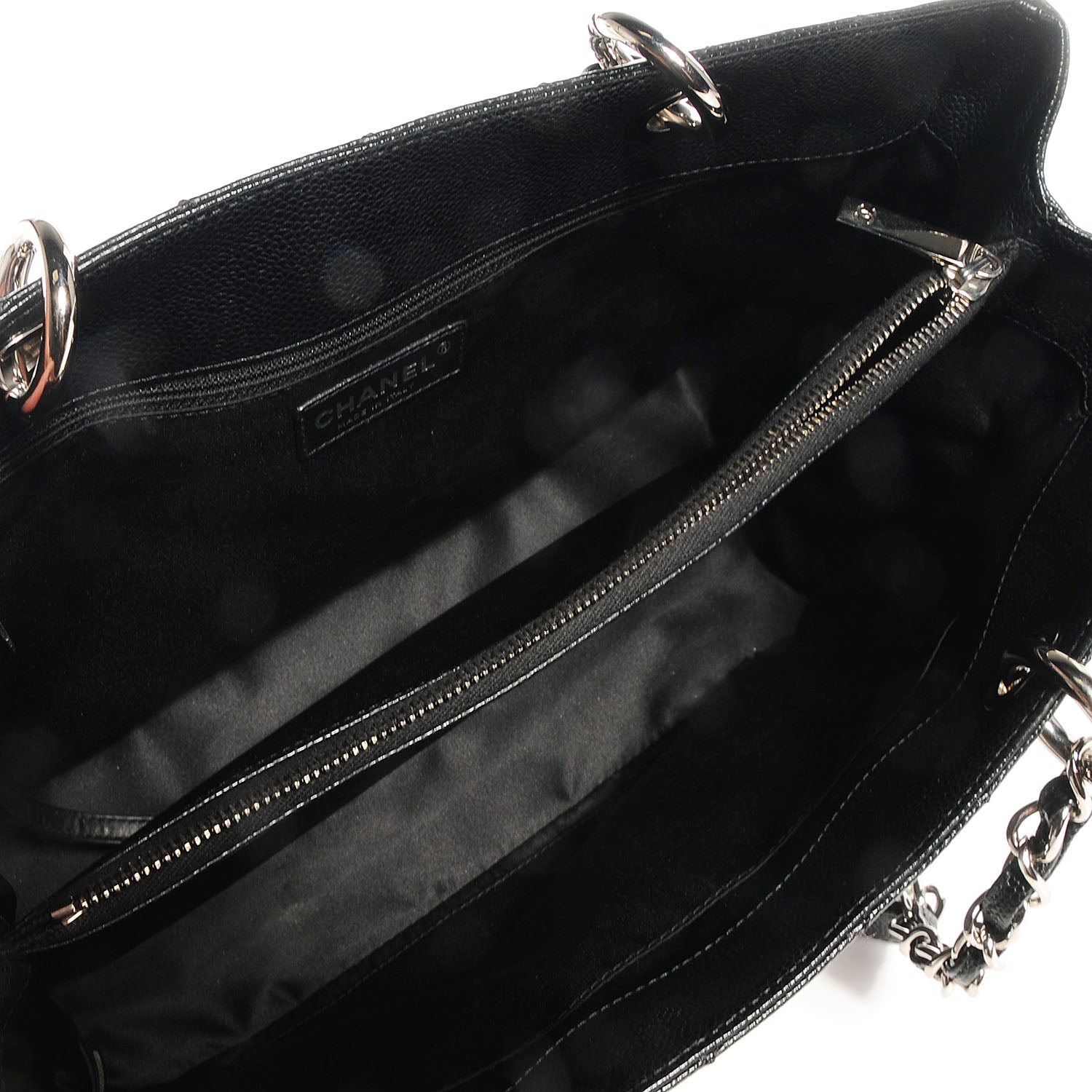Chanel Caviar Grand Shopping Tote GST Black 5 of 7