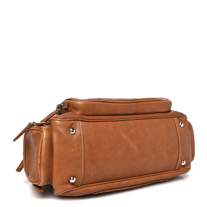 Miu Miu Nappa Pocket Top Handle Bag Caramel 4 of 9