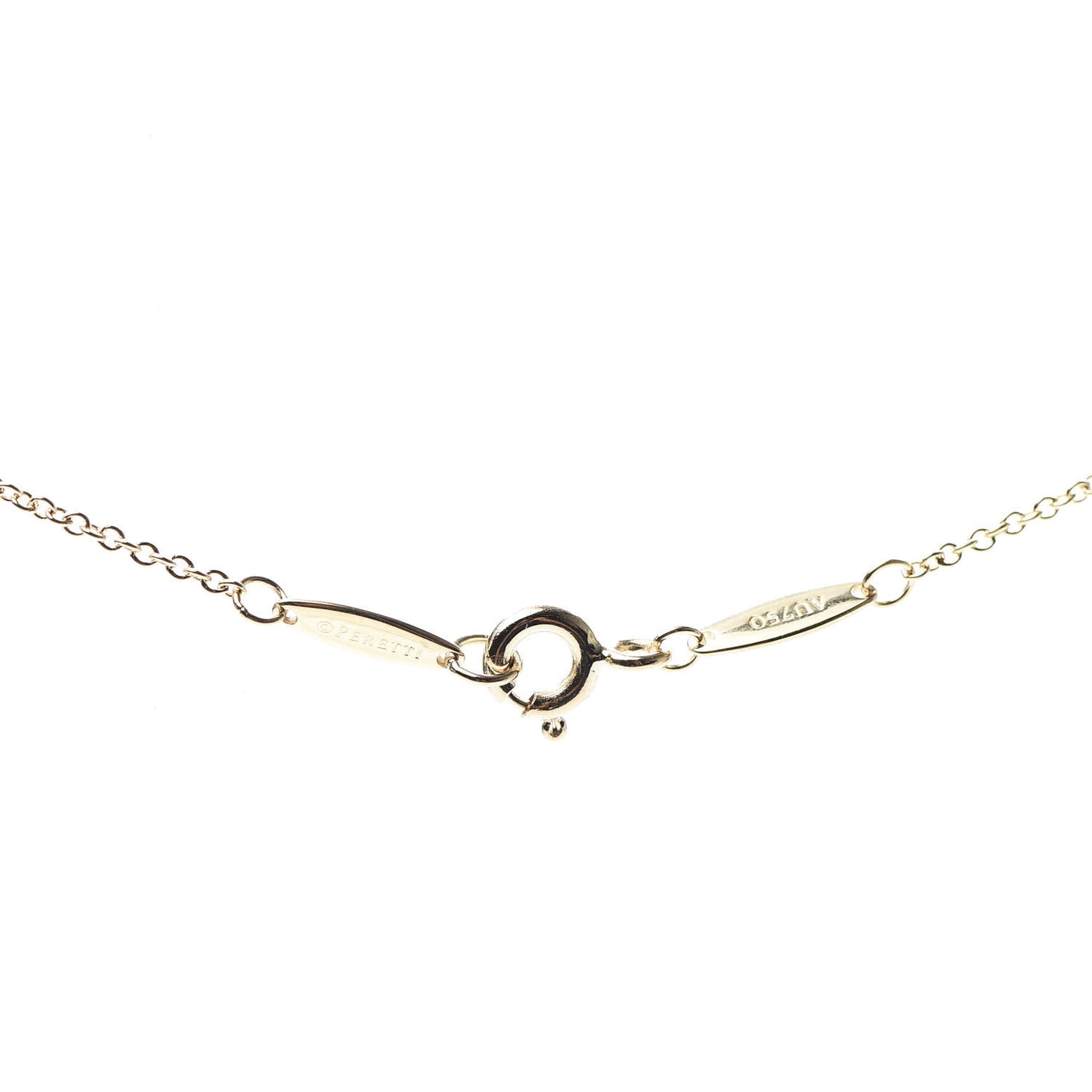18K Yellow Gold Diamond .19ct Elsa Peretti Diamonds by the Yard Lariat Necklace