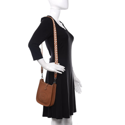 Hermes Taurillon Maurice Amazone Evelyne TPM Gold White 2 of 11