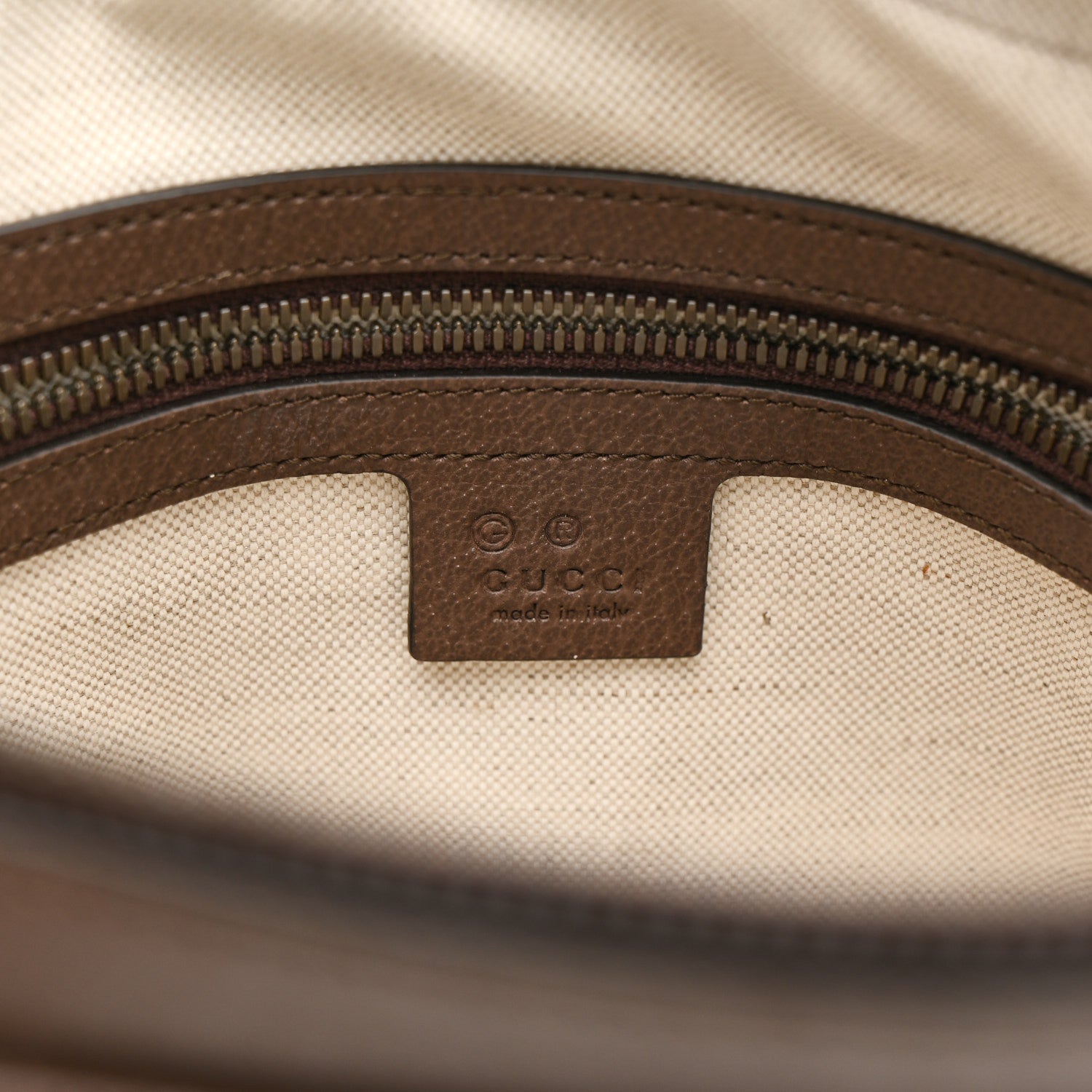 Gucci GG Supreme Monogram Web Medium Ophidia Messenger Bag Brown 6 of 10