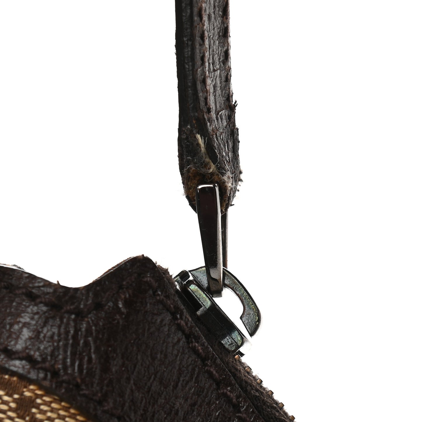 Monogram Medium Half Moon Hobo Dark Brown