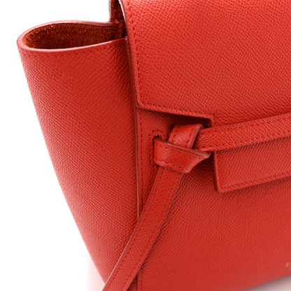 Celine Grained Calfskin Nano Belt Bag Coral 14 of 16