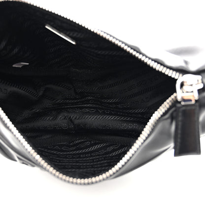 Prada Grace Lux Triangle Shoulder Bag Black 5 of 11