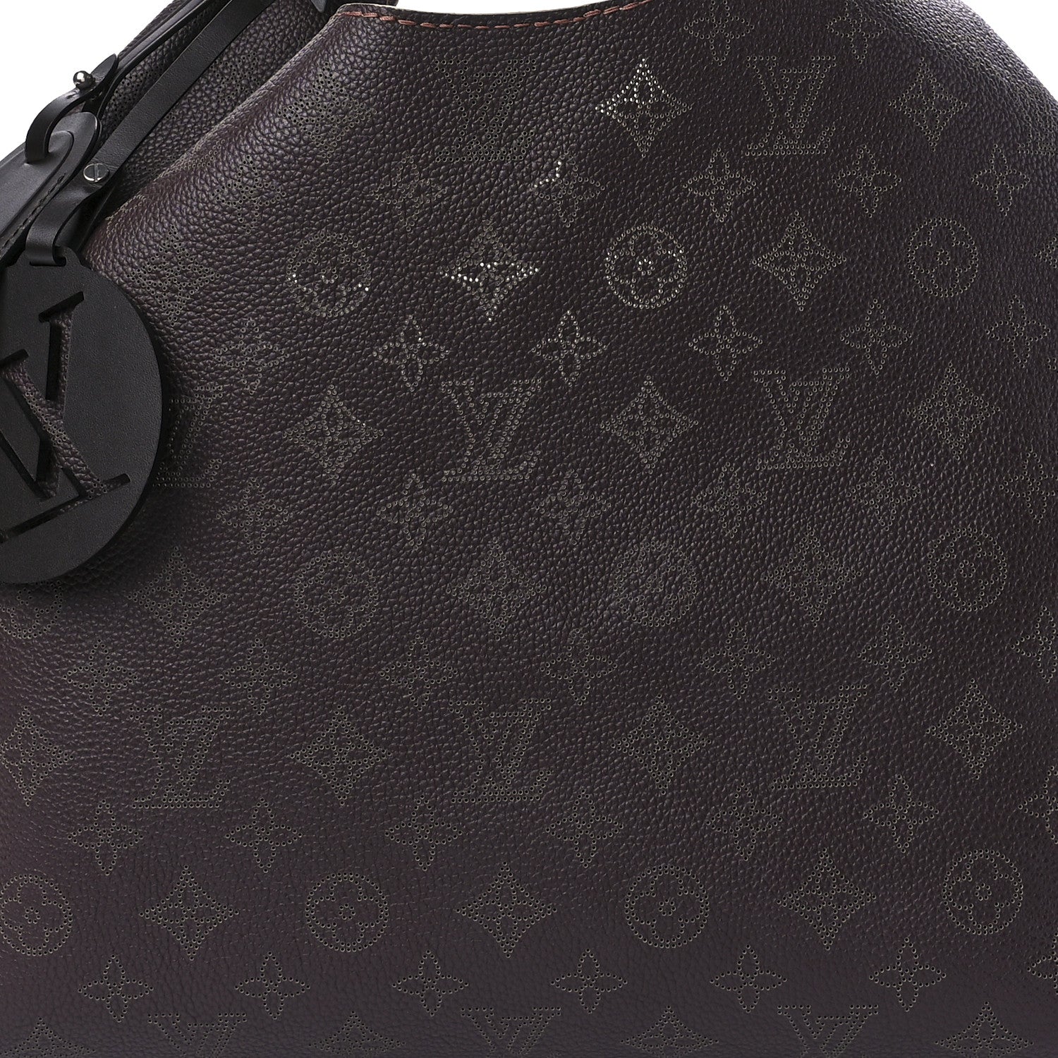 Louis Vuitton Mahina Carmel Hobo Chocolate 9 of 10