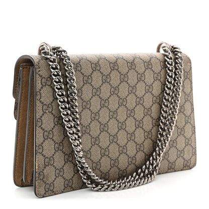Gucci GG Supreme Monogram Small Dionysus Shoulder Bag Taupe 3 of 13