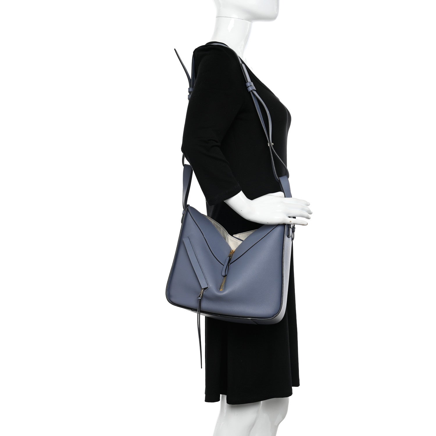 Loewe Calfskin Small Hammock Shoulder Bag Atlantic 2 of 10