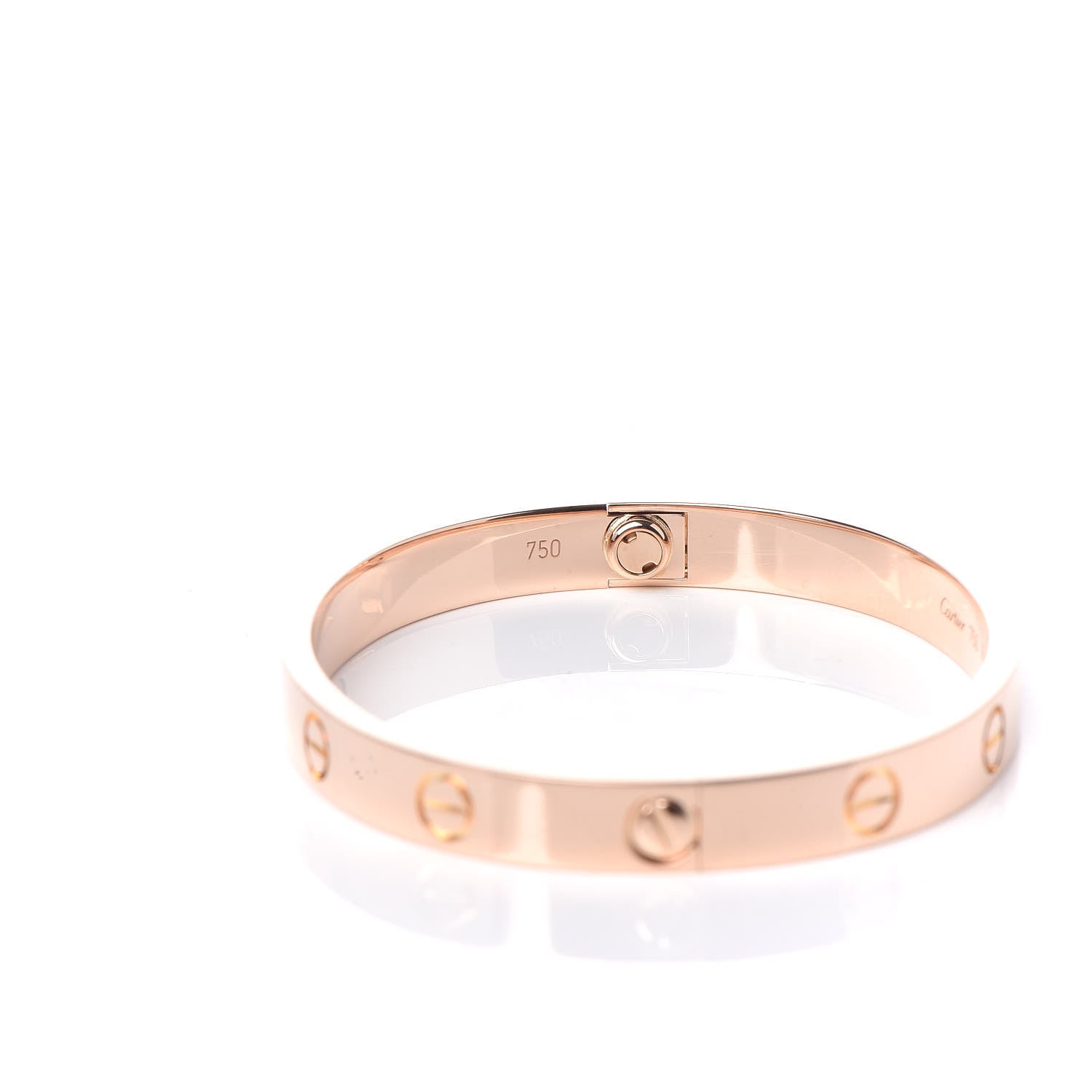 Cartier 18K Pink Gold LOVE Bracelet 16 5 of 7