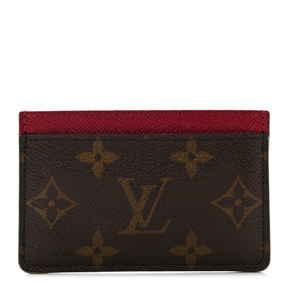 Louis Vuitton Monogram Card Holder Fuchsia 1 of 9