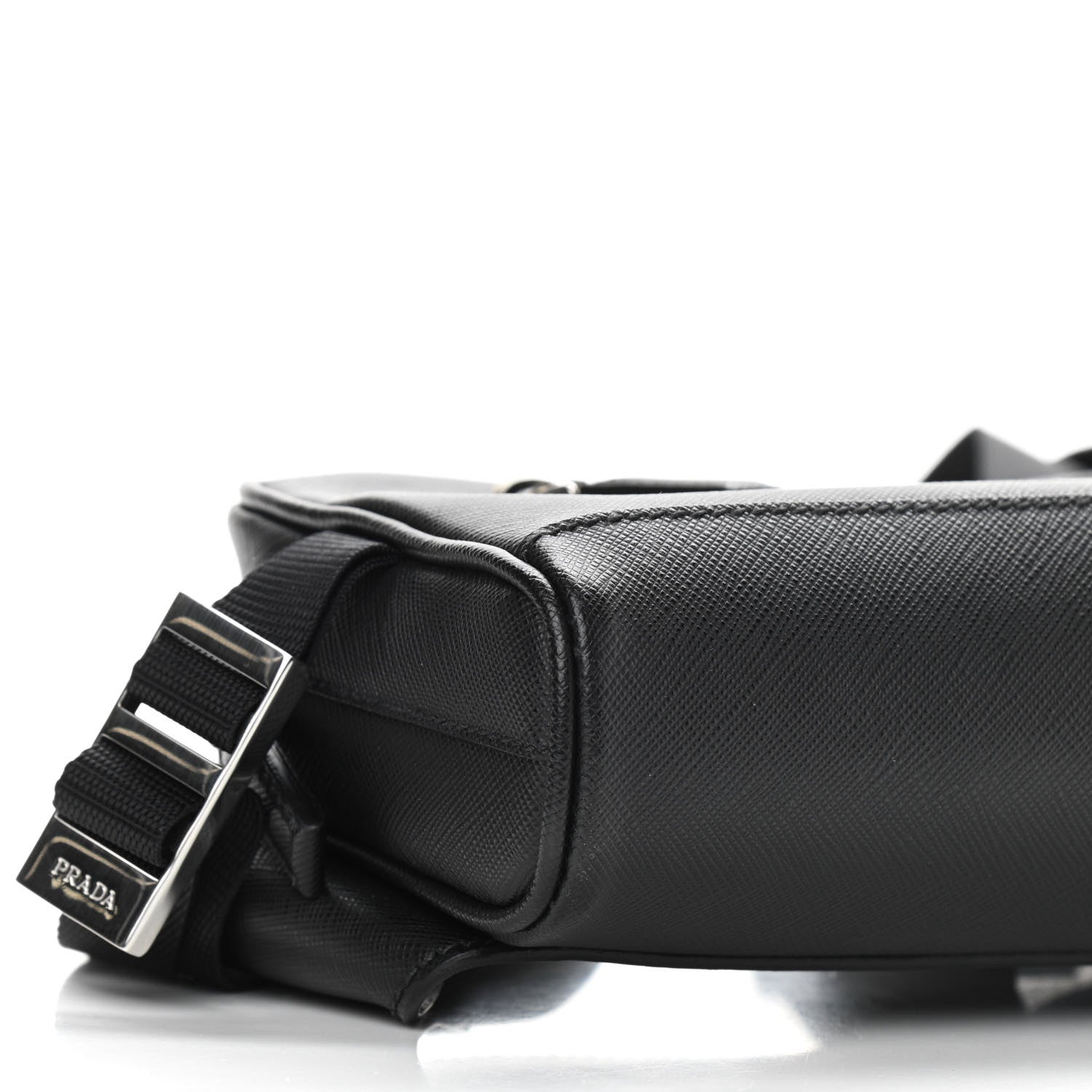 Prada Saffiano Travel Belt Bag Black 5 of 10