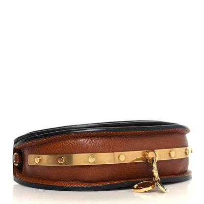 Chloe Calfskin Small Nile Bracelet Minaudiere Bag Caramel 4 of 9