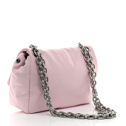 Balenciaga Arena Calfskin Mini Monaco Chain Shoulder Bag Petal Pink 3 of 10