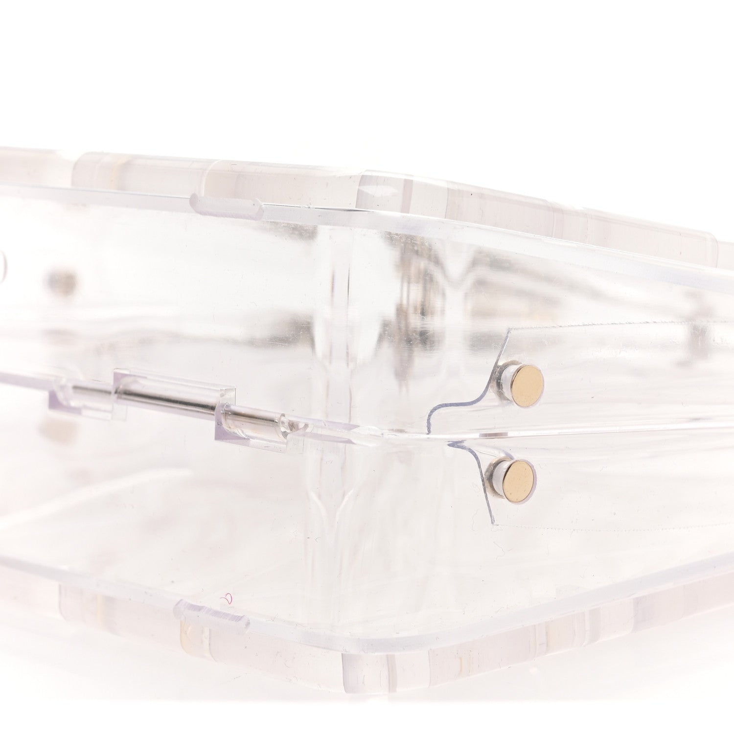Valentino Garavani Clear Acrylic Mini Le Troisieme Shopping Bag Transparente 9 of 9