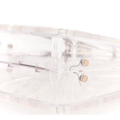 Valentino Garavani Clear Acrylic Mini Le Troisieme Shopping Bag Transparente 9 of 9