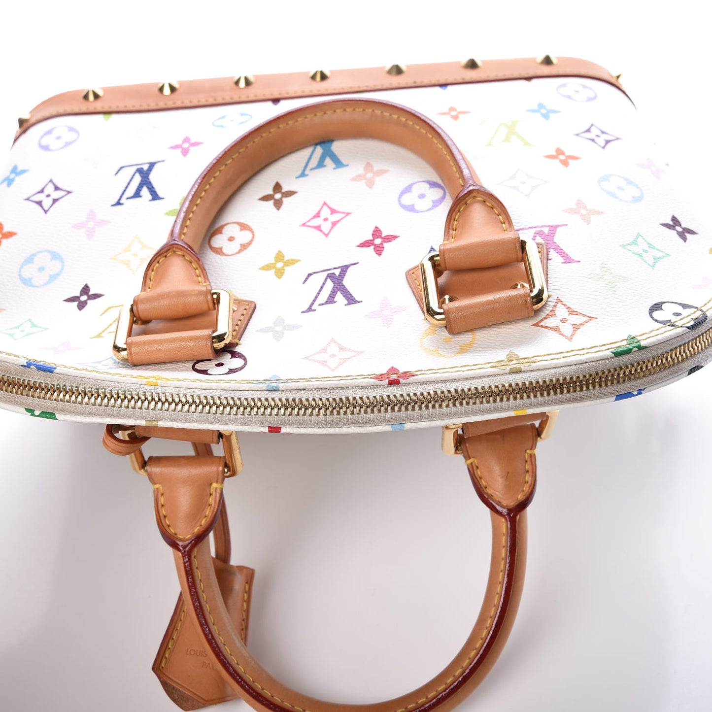 Monogram Multicolor Alma PM White