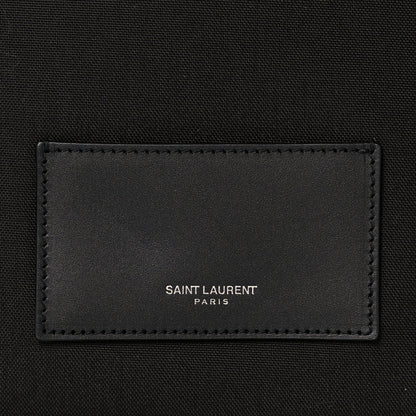 Saint Laurent Canvas Zebra Print City Backpack Pink Black 8 of 11