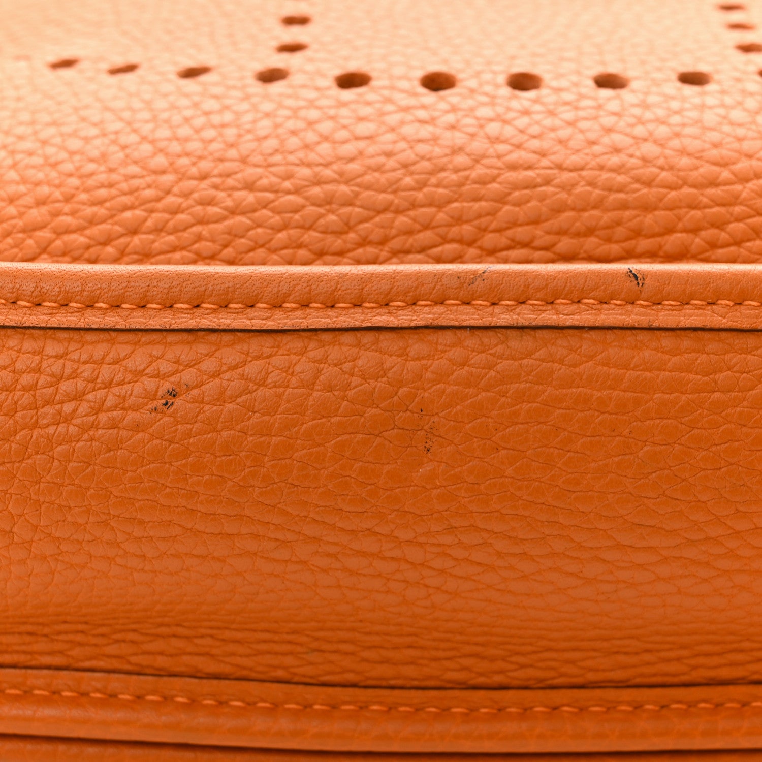 Hermes Taurillon Clemence Evelyne II PM Orange 11 of 11