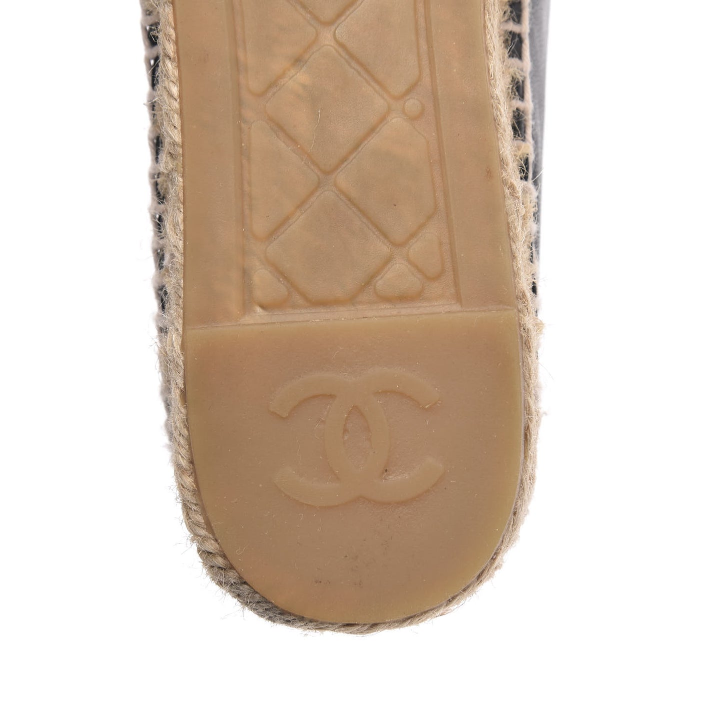 Lambskin CC Espadrilles 38 Black