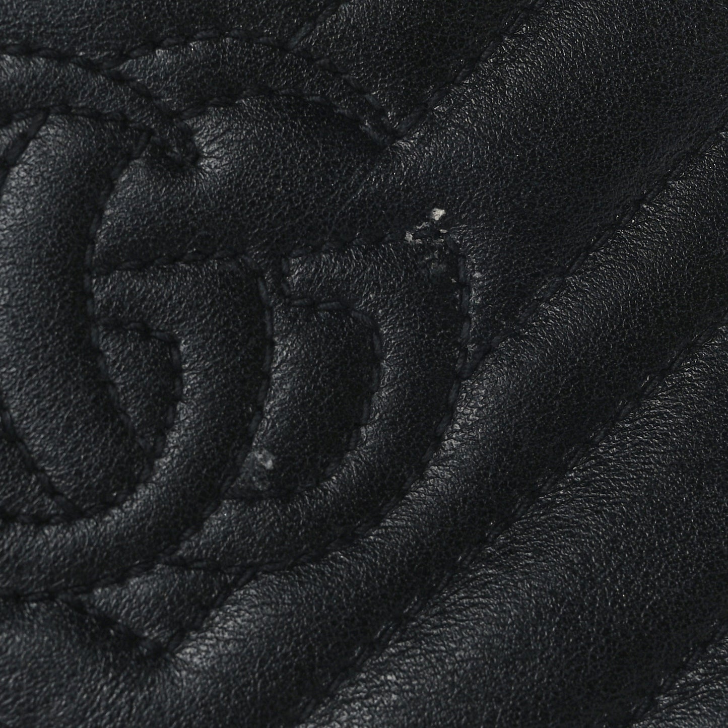 Calfskin Matelasse GG Marmont Wallet Black
