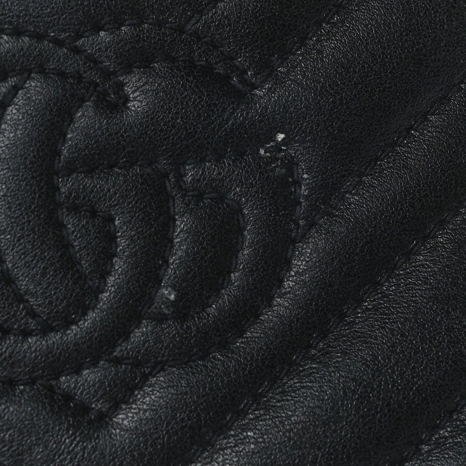 Gucci Calfskin Matelasse GG Marmont Wallet Black 7 of 9