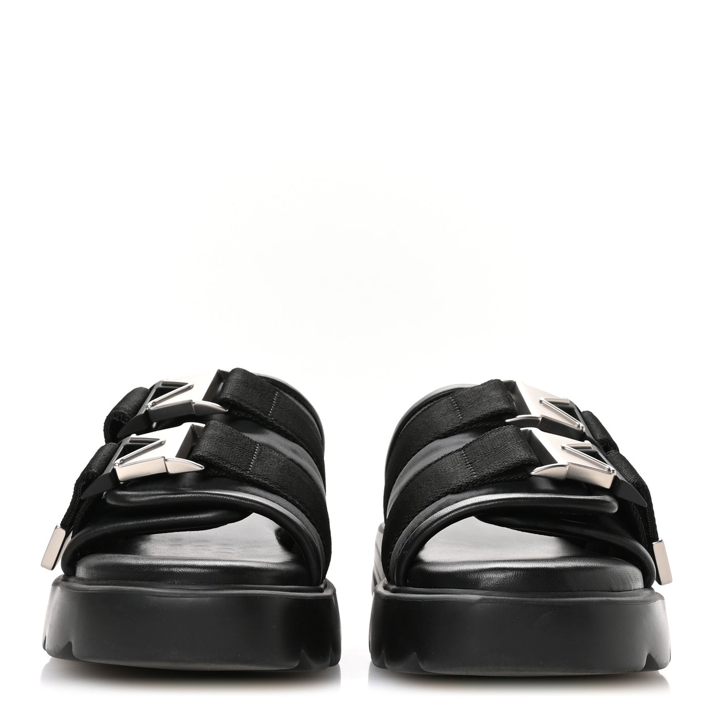 Nappa Flash 45mm Flat Sandals 37 Black