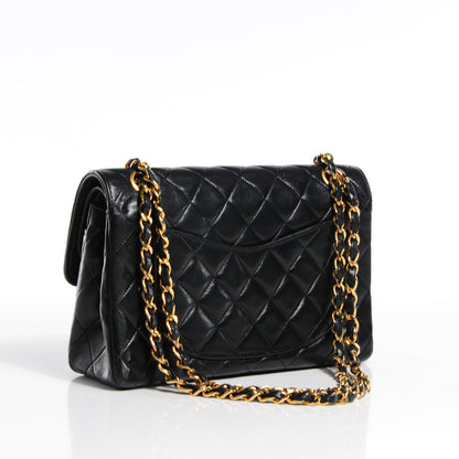 Chanel Lambskin Quilted Small Double Flap Black 3 of 9