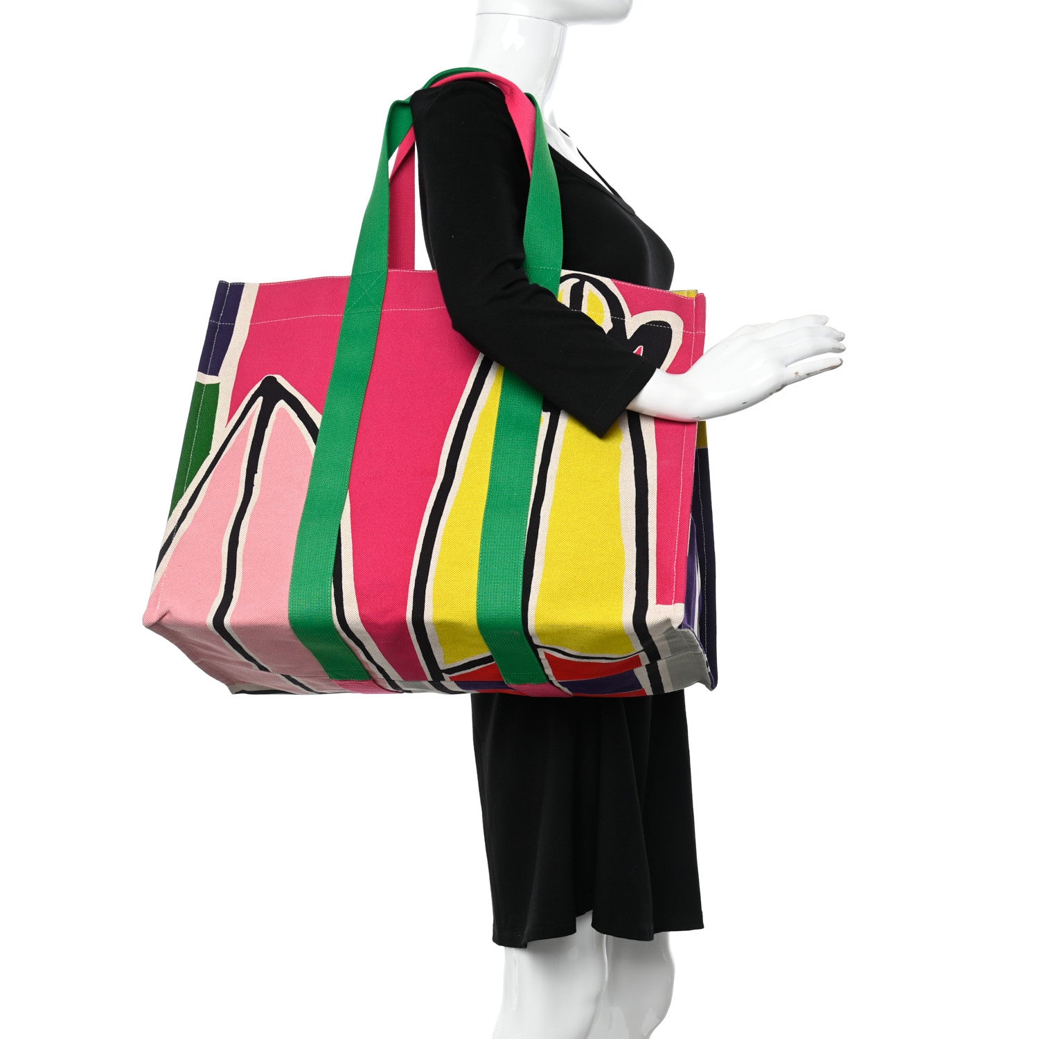 Hermes Cotton Canvas 3 Surfs Beach Bag 2 of 11