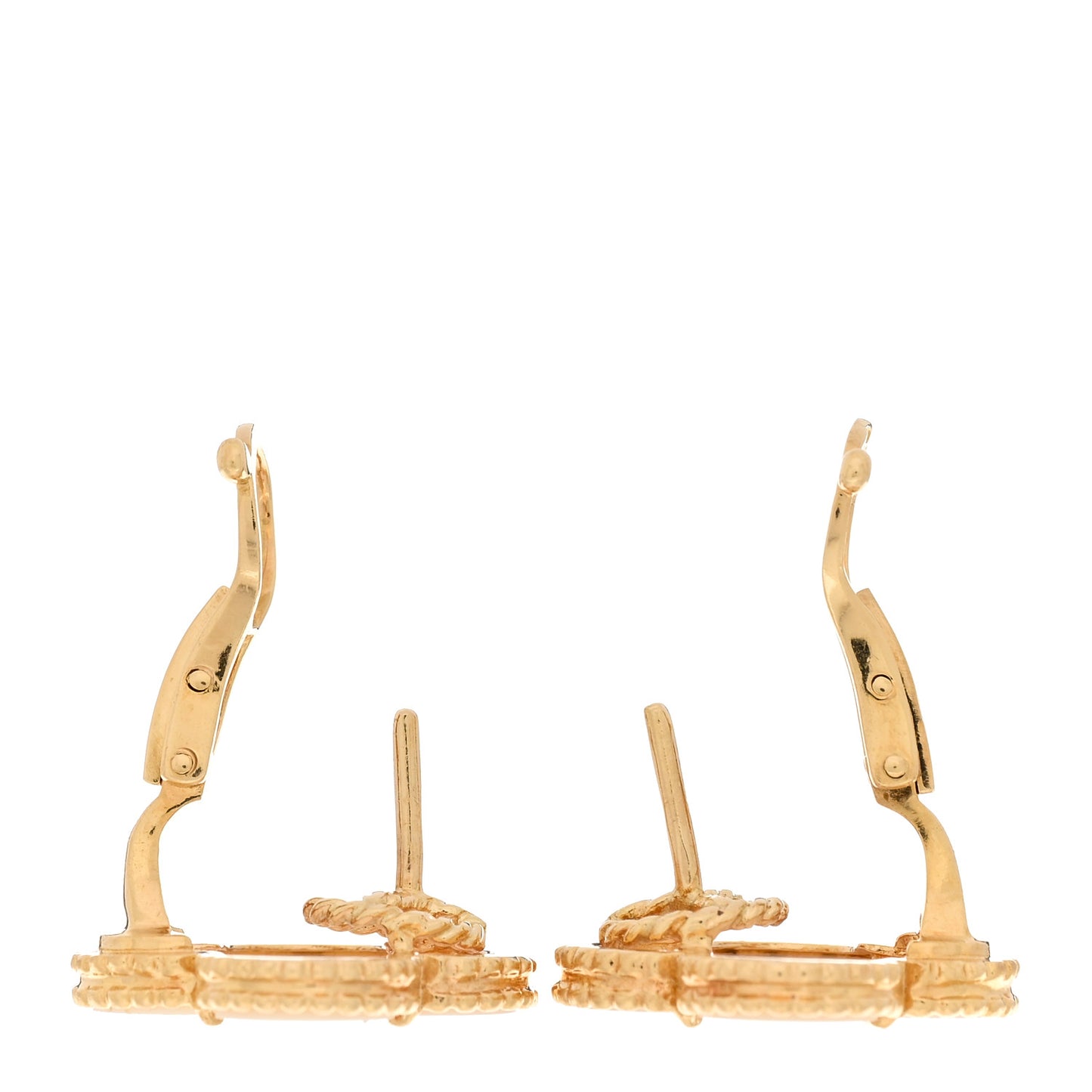 18K Yellow Gold Mother of Pearl Magic Alhambra Earrings