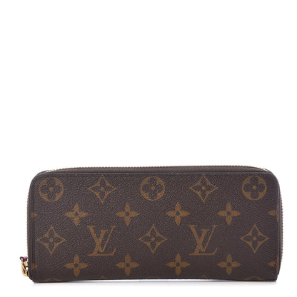 Louis Vuitton Monogram Clemence Wallet Fuchsia 1 of 9