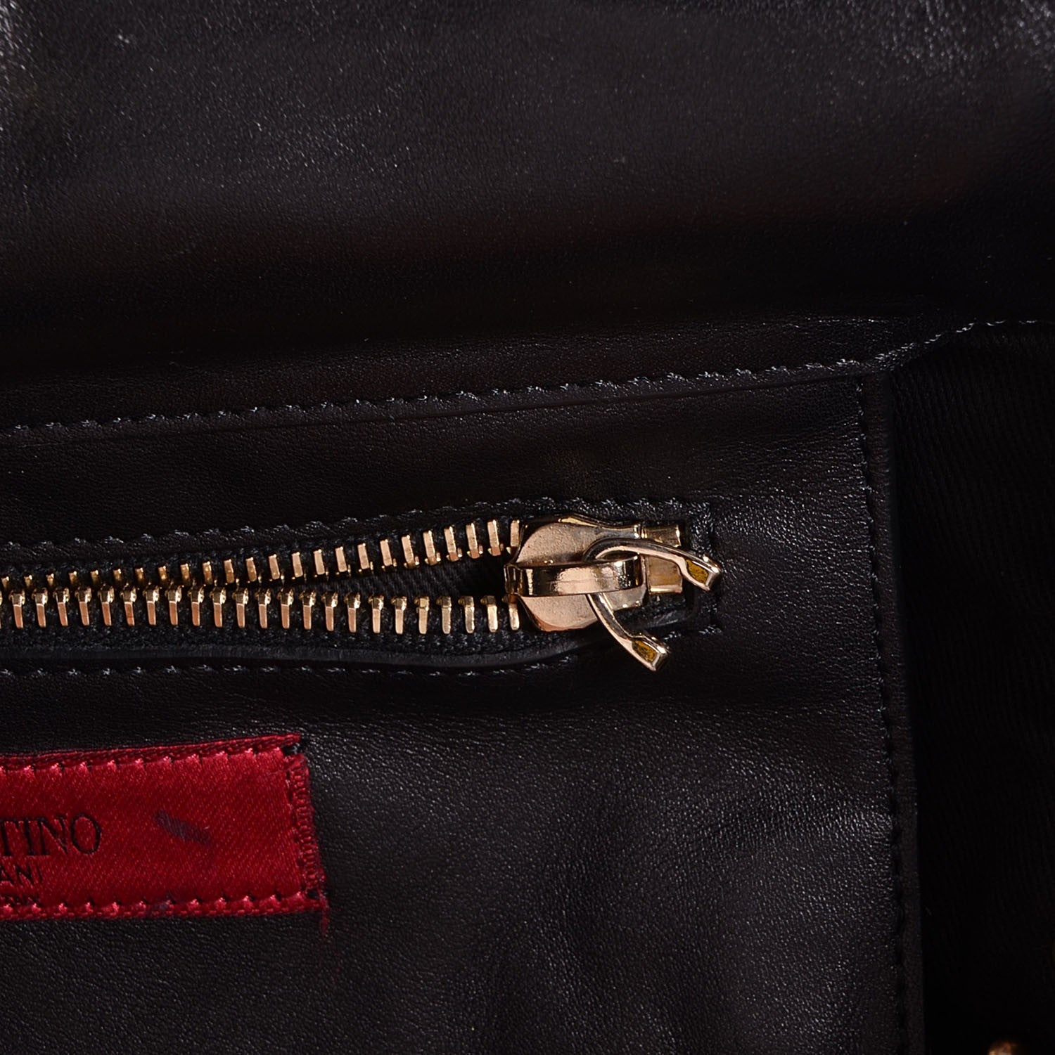 Valentino Garavani Vitello Small Rockstud Tote Black 8 of 10